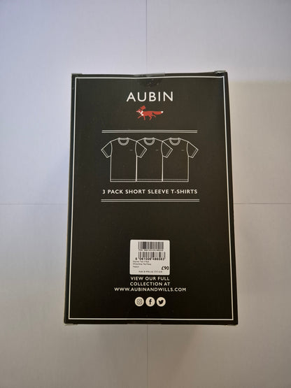 Aubin mens short sleeve t shirt 3 pack