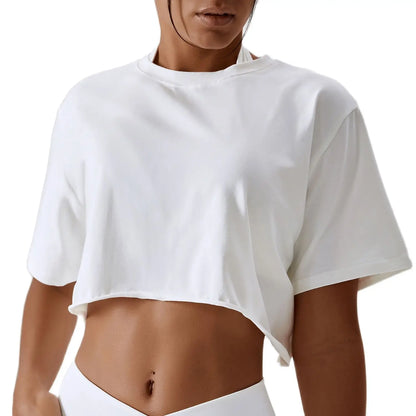 Crop Top Cotton T Shirts