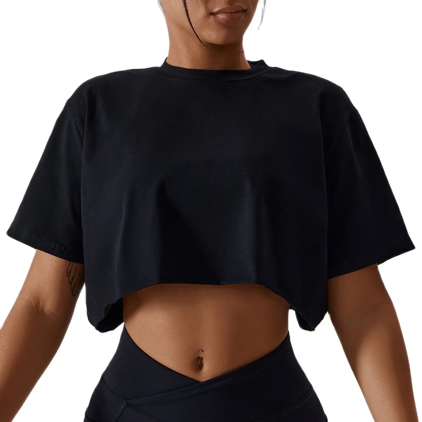 Crop Top Cotton T Shirts