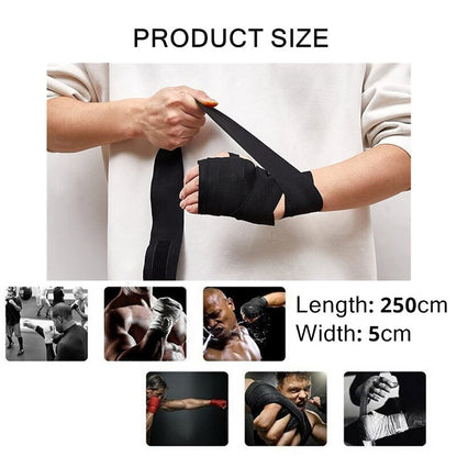 2 Rolls 2.5M Boxing Hand Wraps